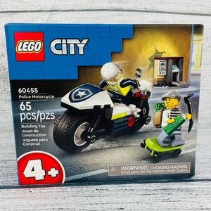 LEGO City Police Motorcycle Building Set - NEW